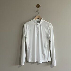 Callaway Opti-Dri White ¼ Zip Long Sleeve Golf Pullover Women’s Medium